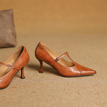 Elegant block-heel evening heels for women | Lorena - 7