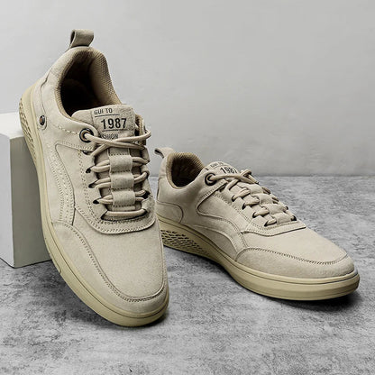 Textured Lace Up Sneakers Modern For Men | Ardent