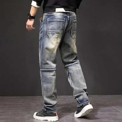 Straight Fit Distressed Jeans Classic For Men | Luca