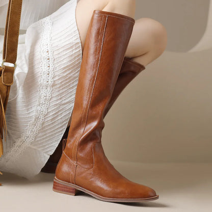 Genuine leather classic boots for men | Adeline - 1