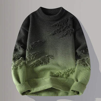 Gradient Crew Neck Pullover Stylish for Men | Darius