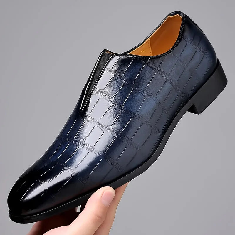 Classic leather slip-on loafers for men | Sevilla - 7