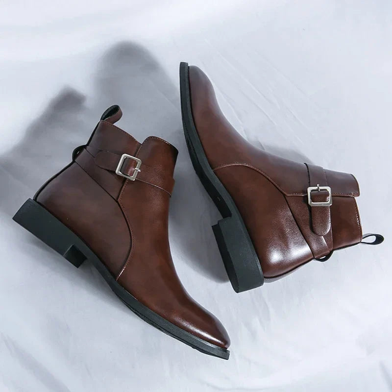 Classic leather chelsea boots for men | Sergio - 12