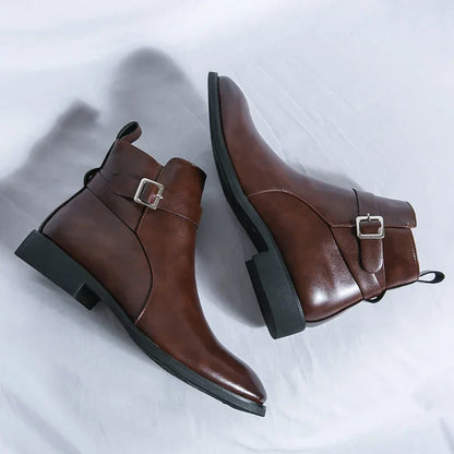 Classic leather chelsea boots for men | Sergio - 12