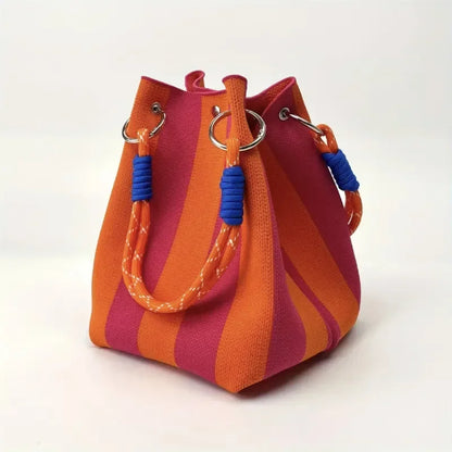 Striped Canvas Tote Bag Chic for Women | Paloma
