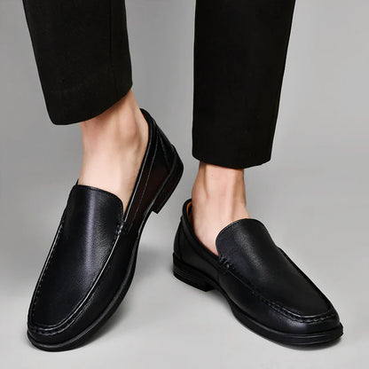 Classic leather slip-on loafers for men | Verona - 6