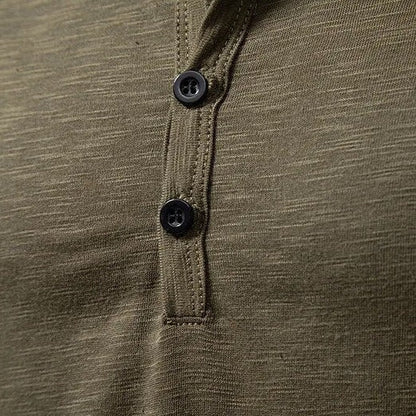 Classic henley relaxed top for men | Dixon - 7