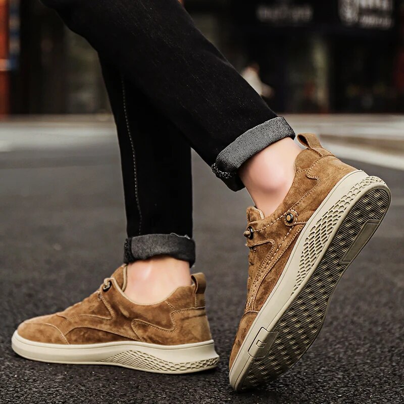 Classic suede casual trainers for men | 1987 - 15
