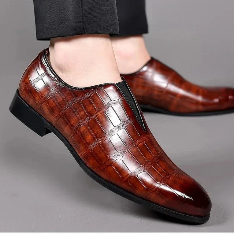 Classic leather slip-on loafers for men | Sevilla - 3