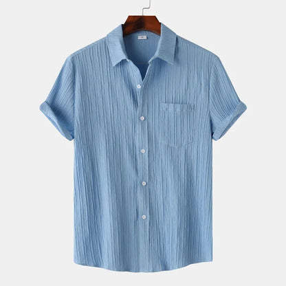 Breathable linen everyday shirt for men | Coastal - 11