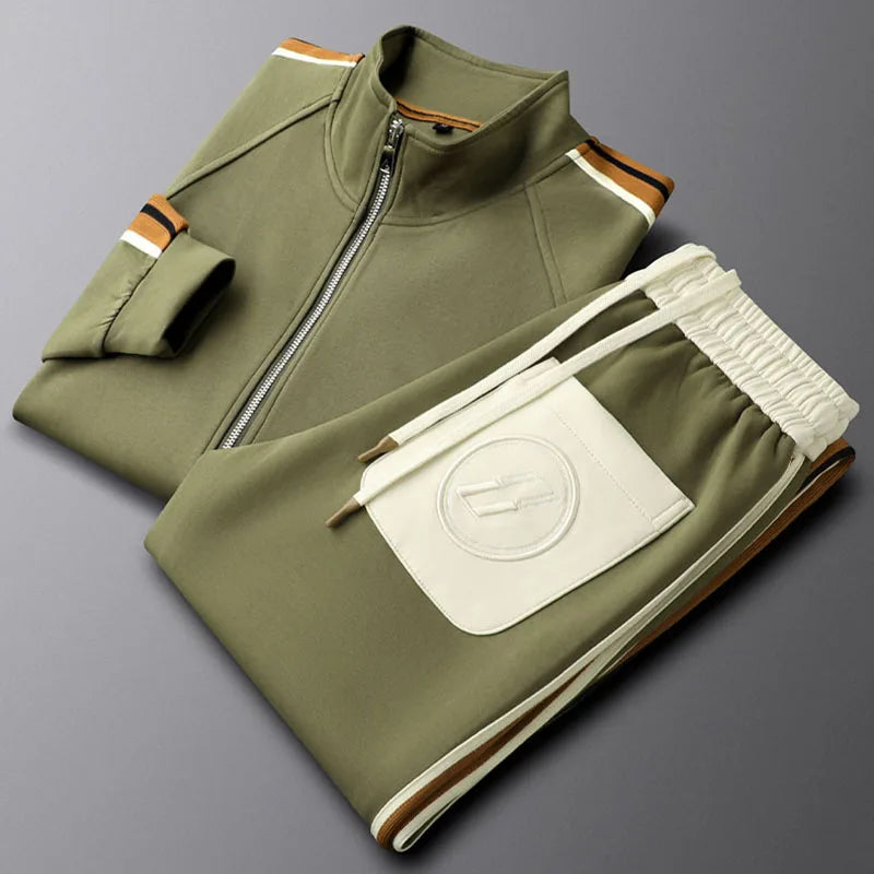 Tailored Zip Up Tracksuit Set Trendy For Men | Arlen