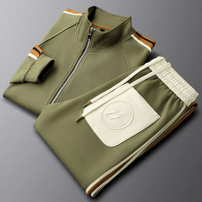 Tailored Zip Up Tracksuit Set Trendy For Men | Arlen