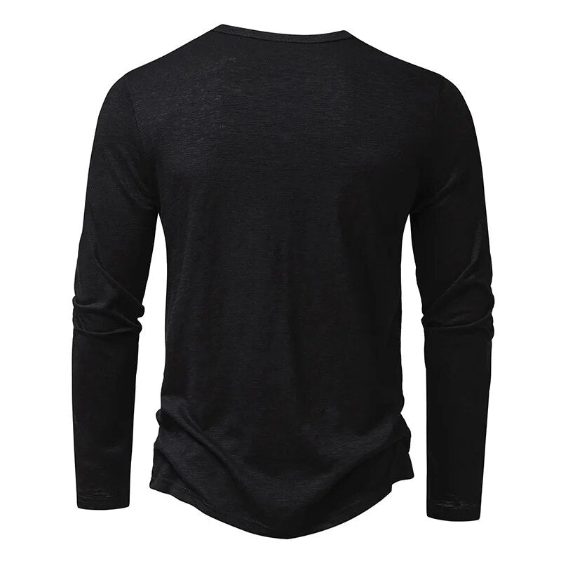 Classic henley relaxed top for men | Dixon - 17