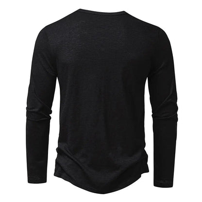 Classic henley relaxed top for men | Dixon - 17