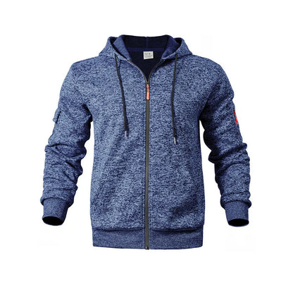 Modern stylish warm fleece jacket for men | Arvion -7