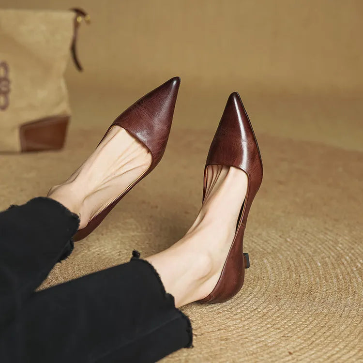 Elegant block-heel evening heels for women | Anok - 14