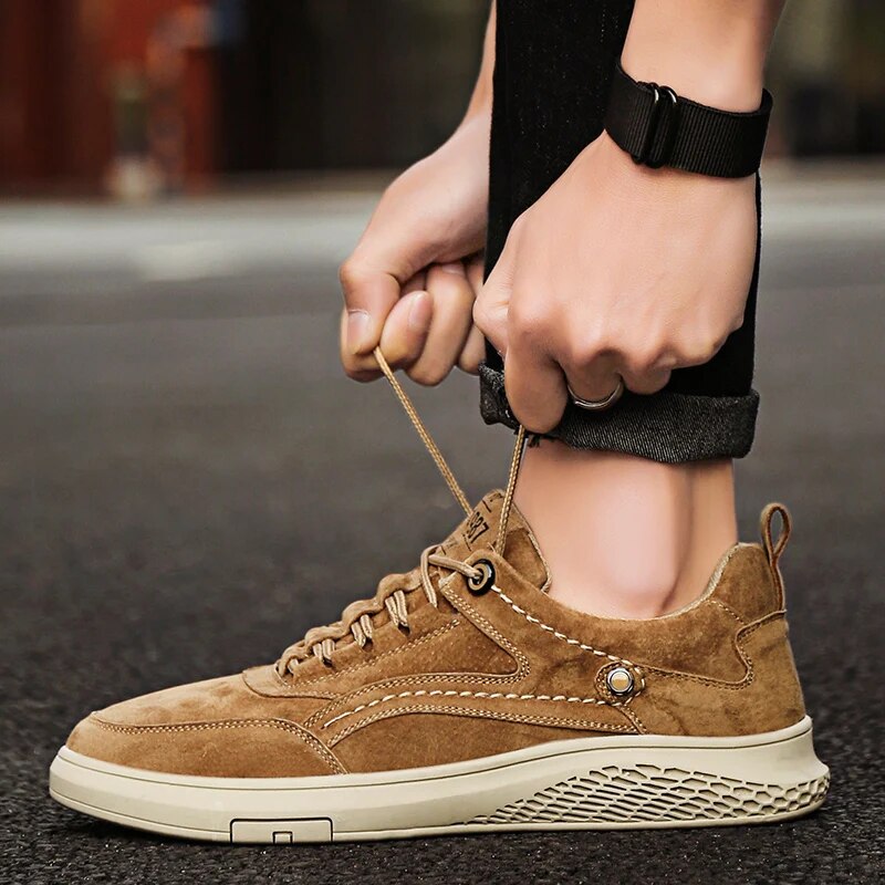 Classic suede casual trainers for men | 1987 - 14