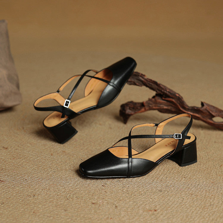 Elegant block-heel evening heels for women | Cecelia - 9