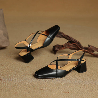 Elegant block-heel evening heels for women | Cecelia - 9