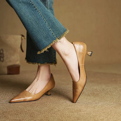 Elegant block-heel evening heels for women | Anok - 17