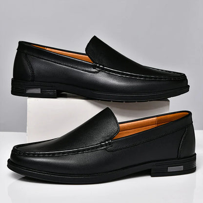 Classic leather slip-on loafers for men | Verona - 2
