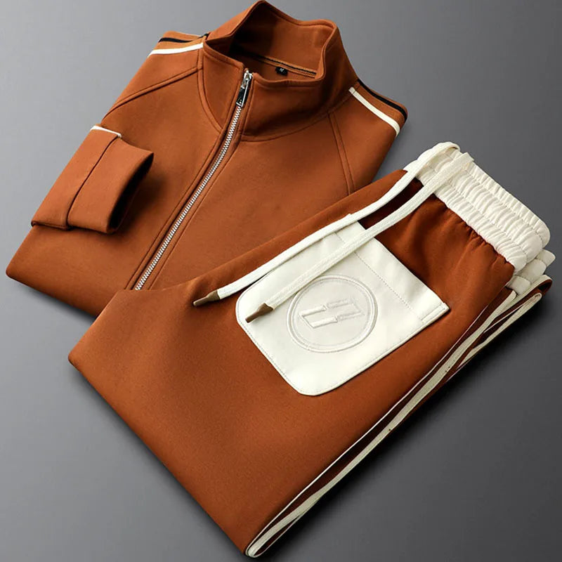 Tailored Zip Up Tracksuit Set Trendy For Men | Arlen