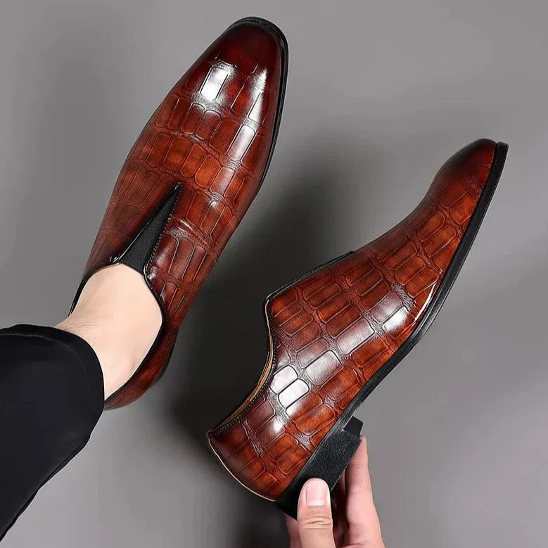 Classic leather slip-on loafers for men | Sevilla - 2