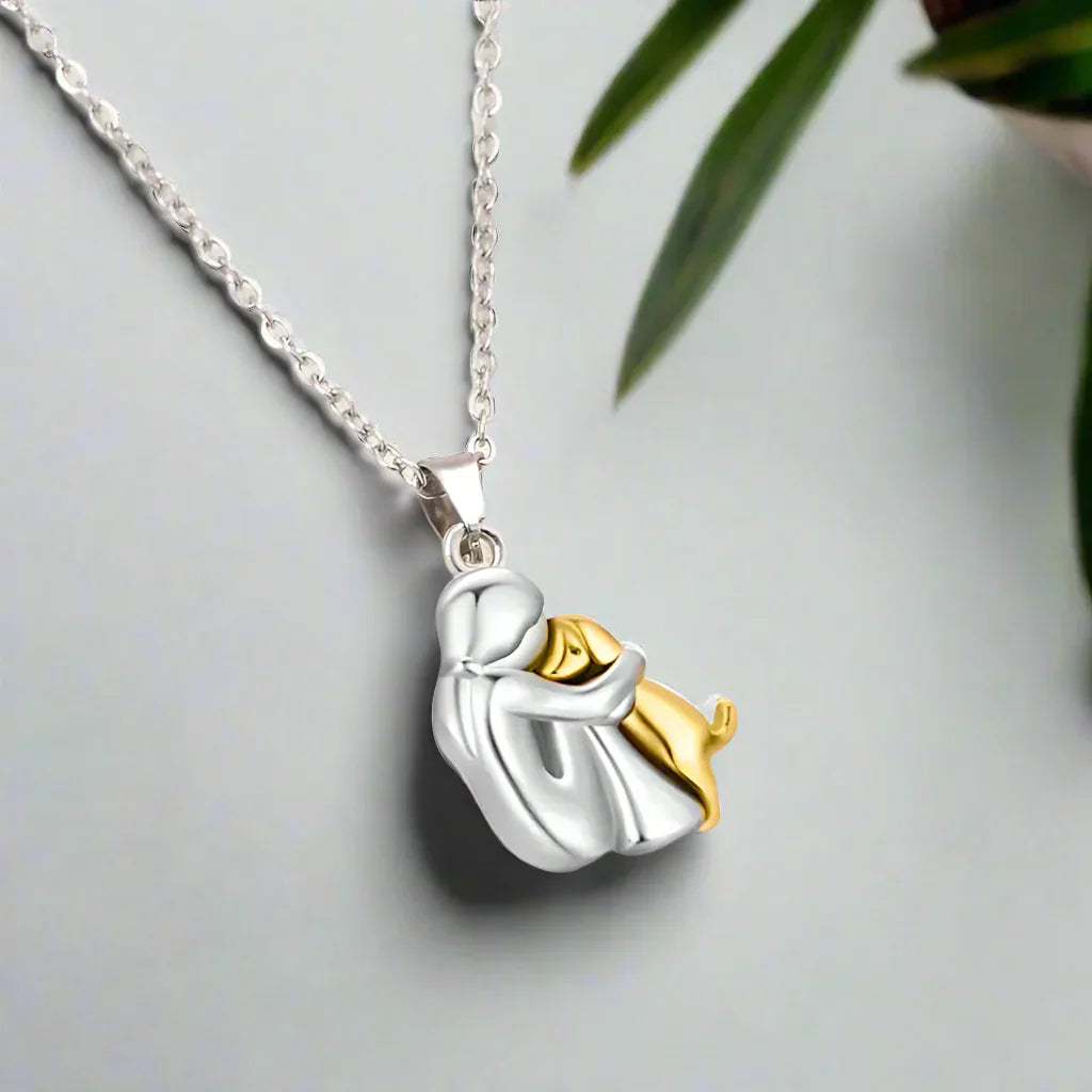 Classic everyday lucky dog pendant necklace for women | Charlie -5