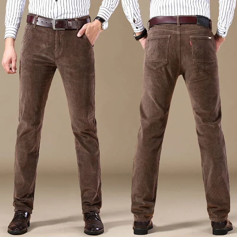 Classic Corduroy Trousers Versatile for Men | Harrington