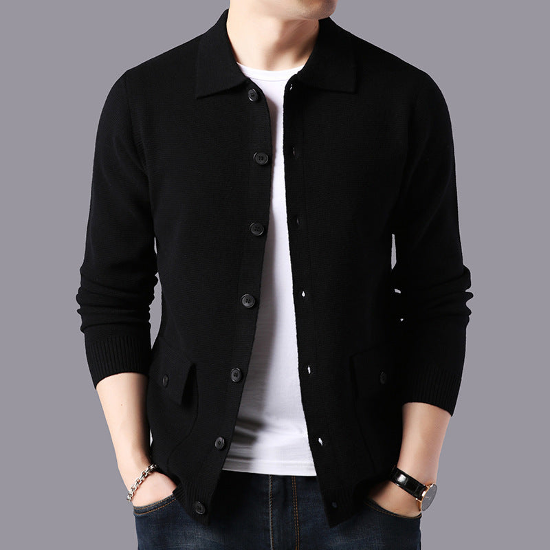 Classic knit everyday casual jacket for men | Heritage -5