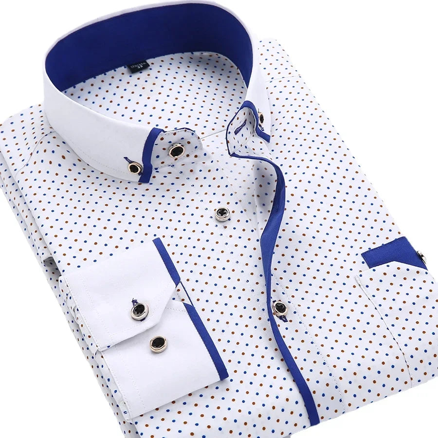 Long Sleeve Button Down Shirt Classic For Men | Brent