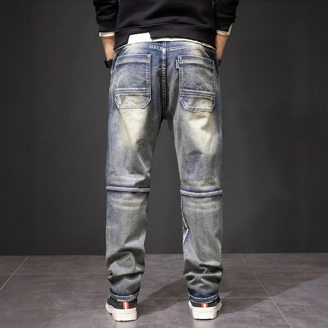 Straight Fit Distressed Jeans Classic For Men | Luca