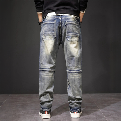 Straight Fit Distressed Jeans Classic For Men | Luca