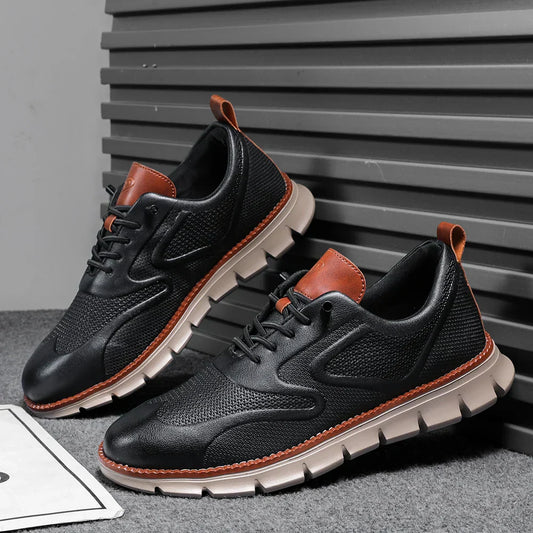 Structured Lace Up Sneakers Modern for Men | Grant