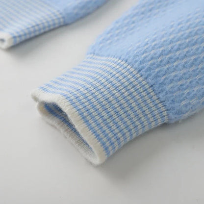 Textured Crew Neck Sweater Cozy for Men | Jheo