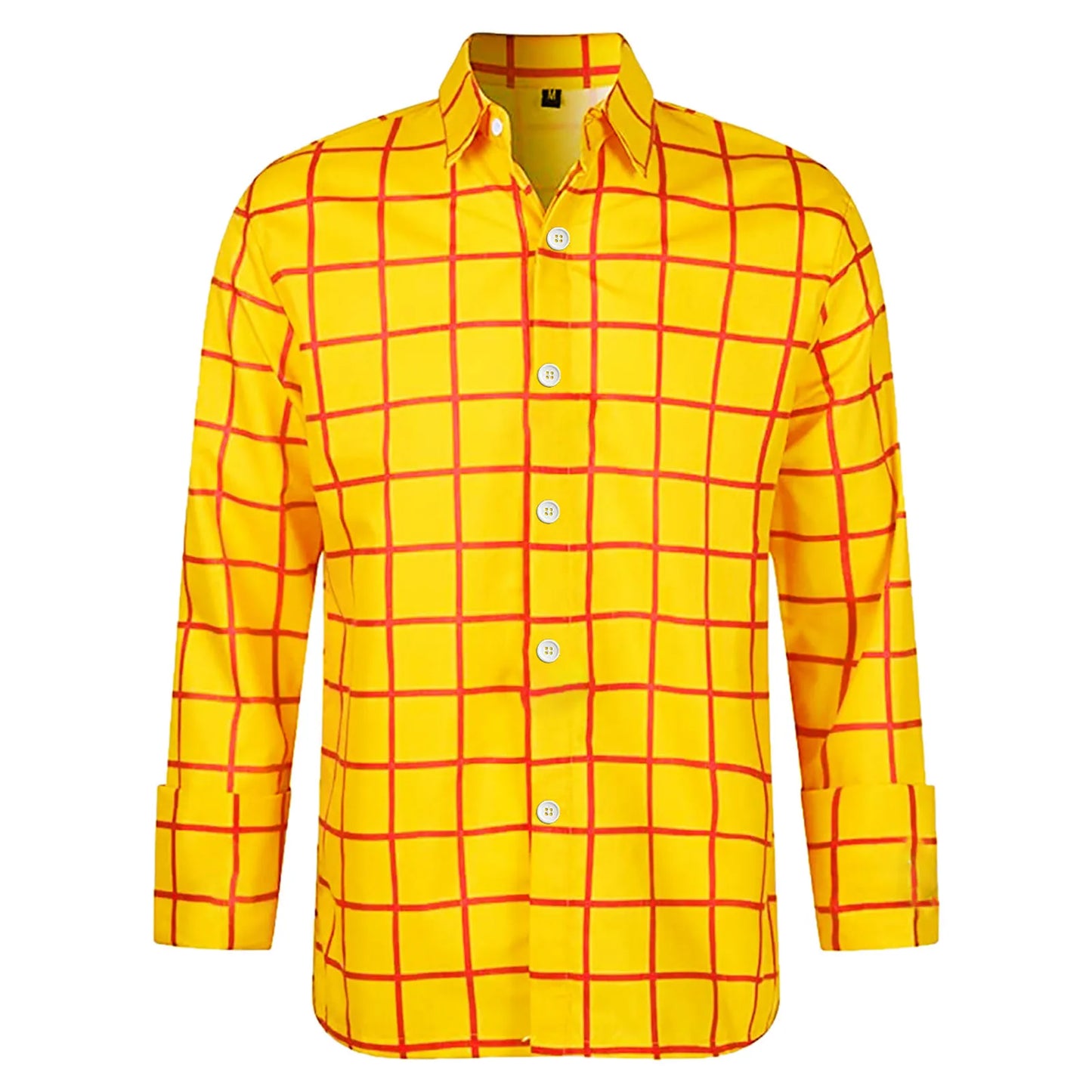 Long Sleeve Plaid Button Shirt Classic For Men | Marvin