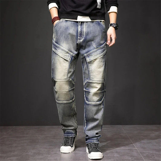 Straight Fit Distressed Jeans Classic For Men | Luca