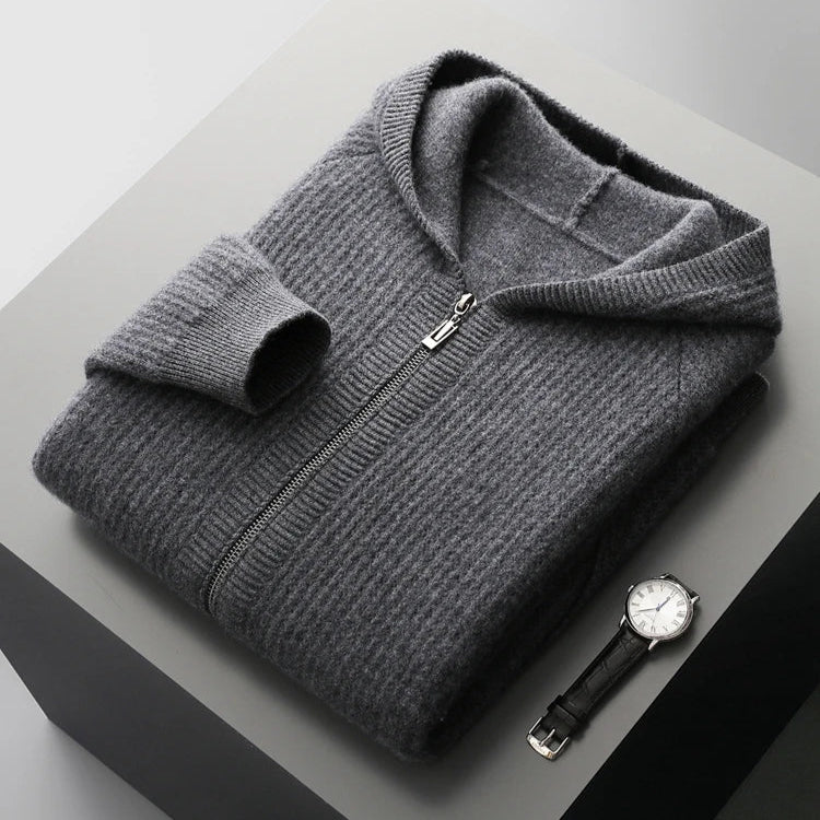 Refined Zip Hoodie Trendy for Men | Matteo