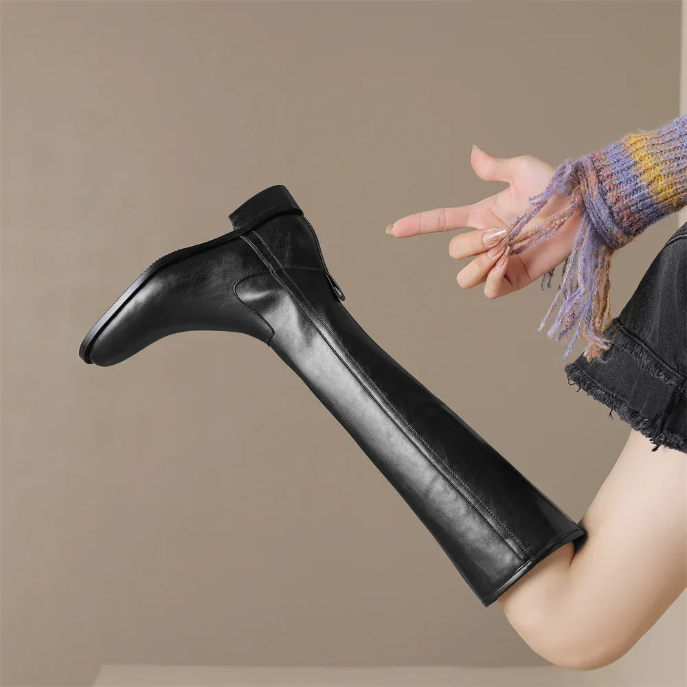 Genuine leather classic boots for men | Adeline - 10