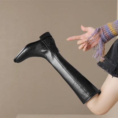 Genuine leather classic boots for men | Adeline - 10