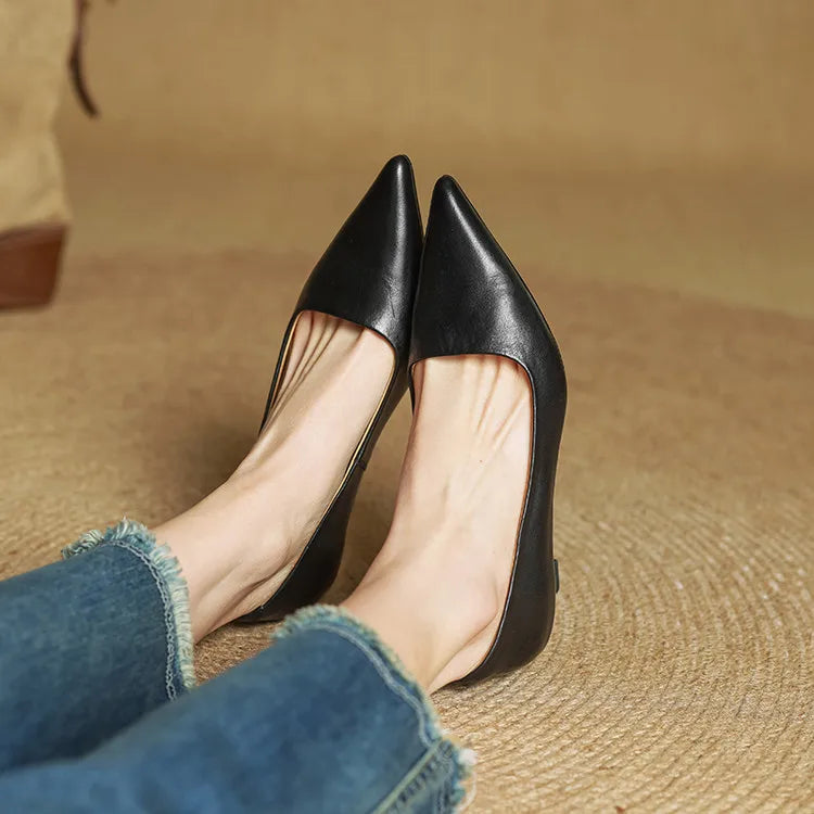 Elegant block-heel evening heels for women | Anok - 24