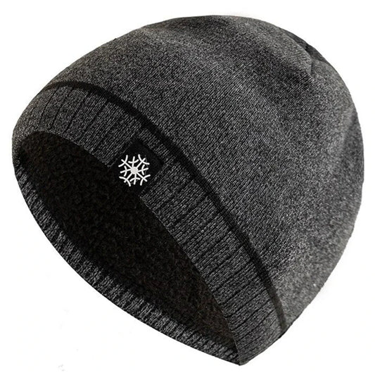 Warm casual everyday knitted winter beanie for men -1