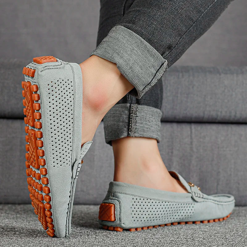 Perforated Slip-On Loafers Classic For Men | Alessio