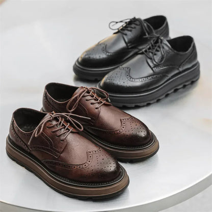 Classic smart brogue Derby shoes for men | West -8