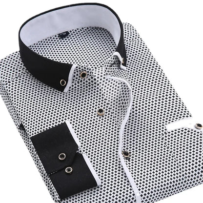 Long Sleeve Button Down Shirt Classic For Men | Brent