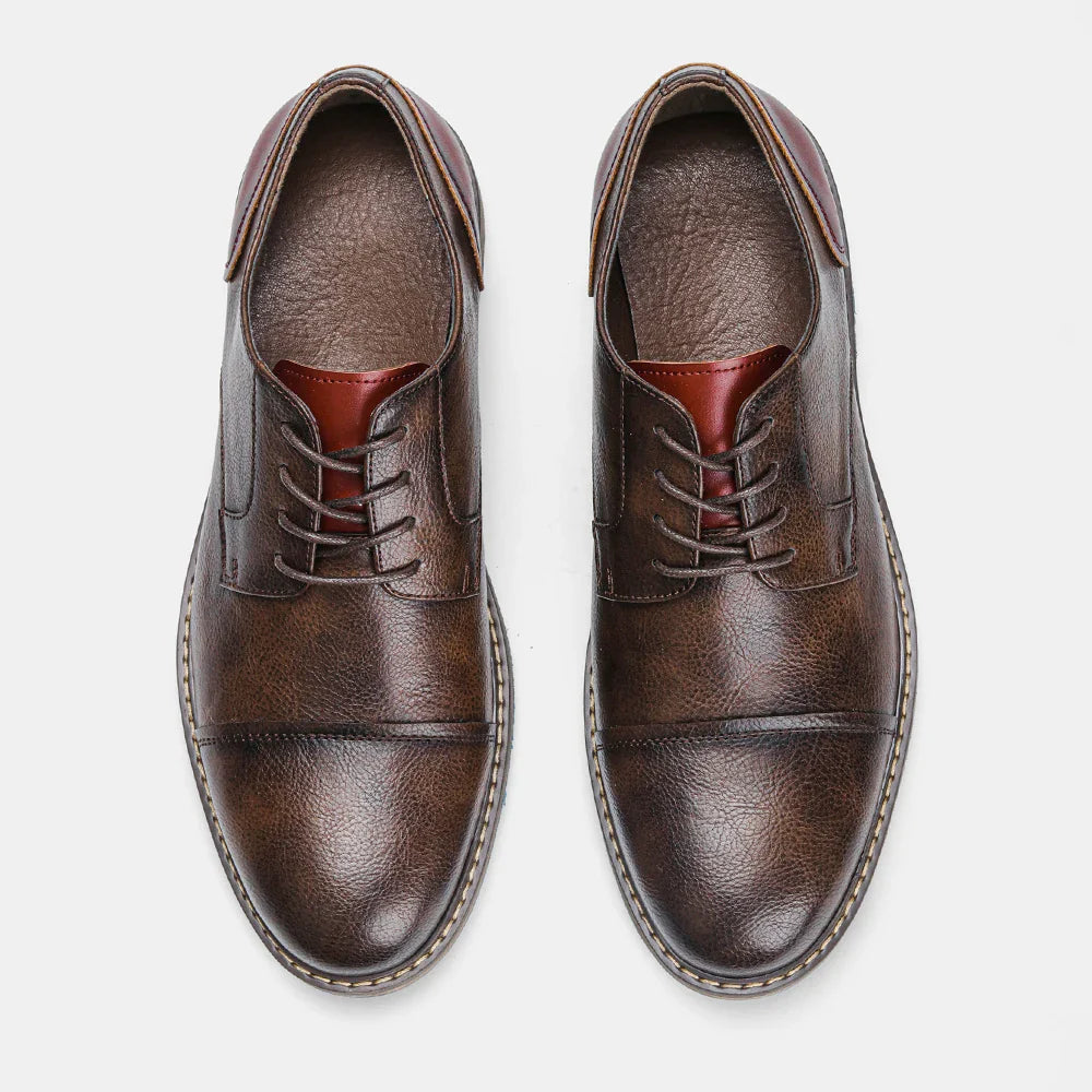 Classic smart-casual leather shoes for men | Mael -4