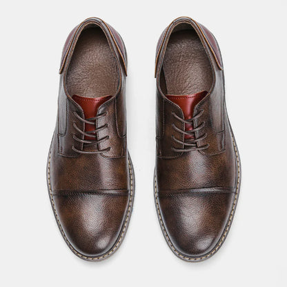 Classic smart-casual leather shoes for men | Mael -4