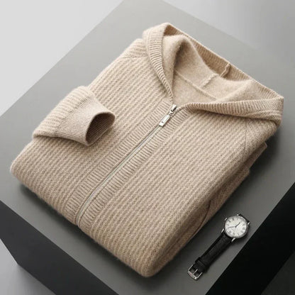 Refined Zip Hoodie Trendy for Men | Matteo