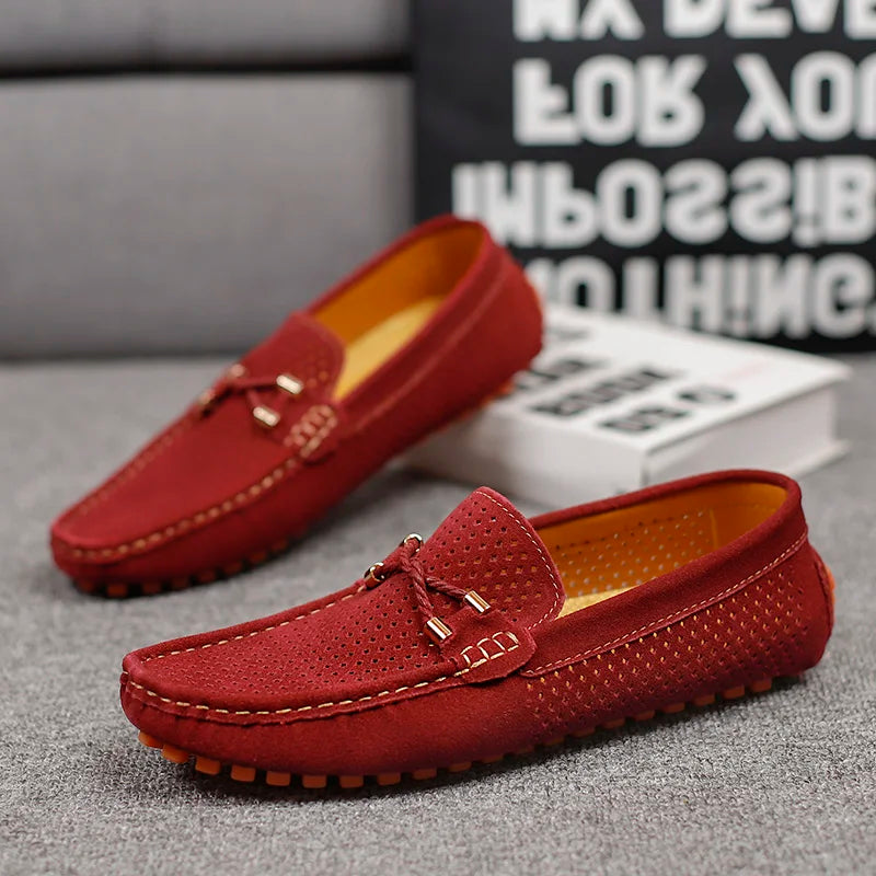 Perforated Slip-On Loafers Classic For Men | Alessio
