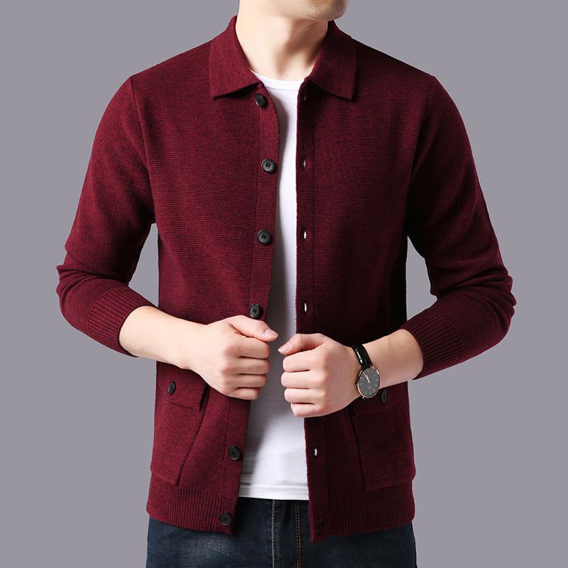 Classic knit everyday casual jacket for men | Heritage -4